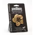 Festive Large Plumeria Brass Faucet Handle