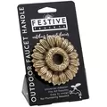 Festive Sunflower Brass Faucet Handle