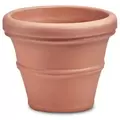 Crescent 16" Brunello Planter Weathered Terra Cotta