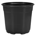 DILLEN 15CM ROUND SHORT COEX POT GREEN/BLACK 680/CS, 32CS/PL, 6"x4.25", 1.3qt