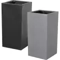 MCarr 12pc Square Fiberstone Planter Pallet Mixed Colors