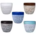 MCarr 81pc Glaze On Volcanic Planter Pallet Mixed Colors