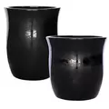 MCarr 30pc Tall Hourglass Planter Pallet Glossy Black