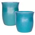 MCarr 30pc Tall Hourglass Planter Pallet Ultra Marine