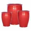 MCarr 15pc Tall Smooth Planter Pallet Red
