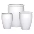 MCarr 15pc Tall Smooth Planter Pallet White