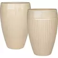 MCarr 15pc Ribbed Planter Pallet Yellow Cream