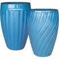 MCarr 15pc Tall Swirl Planter Pallet Ultra Marine
