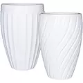 MCarr 15pc Tall Swirl Planter Pallet White
