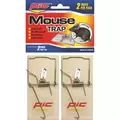 Pic 2pk Wood Mouse Trap