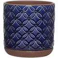 Southern Patio 6" Pot Ceramic Griffy Blue