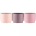 SSI 7.2"x5.6" Stepped Planter Canyon Rose