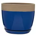 Southern Patio 8" Ana Planter Navy Finish