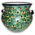 Talavera 12" Peacock Michoacana Pot
