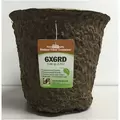 Western Pulp 6x6 Round Retail Container w/UPC, 2.48qt, 24/CS