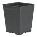 DILLEN DSQVP45PF/D 04.50 SQUARE PF PRESS FIT VAC POT DEEP BLACK 375 PER CASE 28 CASES PER PALLET
