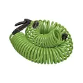 Orbit 50' Coil Hose with Nozzle Green