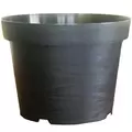 BLD 1.75 GALLON AMERICAN GARDEN TEXTURED ROUND SQUAT 10.00"X7.50" BLACK 40 PER CASE 64 CASES PER PALLET