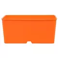 SunPack 5"x5" Heavy Duty Square Pot Orange