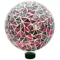 Gardener Select 10" Mosaic Purple Glass Garden Globe