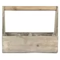 Gardener Select 10" Wood Planter Box Brown 10.6"x3.7"x8.7"