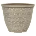 Grower Select 12.00 Ashbridges Planter Powdered Taupe 3gal 31/CS - 12in OD x 9.6in H
