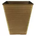 Grower Select 10.25 Square Sloan Pot Black / Bronze 36/CS