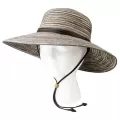 Sloggers Womens Braided Hat Earth Brown Medium UPF 50+