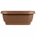 Bloem 24" Deck Rail Planter Chocolate