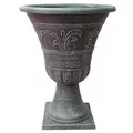 GROWER SELECT ENVIROBLEND 16IN TUMBLED SCROLL URN WEATHERED BLACK 4/CS