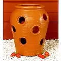 Union 14" High Strawberry Jar Terra Cotta 12-2" Holes