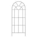 Deer Park 48" x 18" Arch Trellis Black