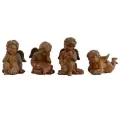 MCarr 4pc Small Cherub Collection Rust