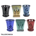 MCarr 6pc Tall Orchid Pot 3 Styles Mix Asst