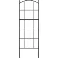 Panacea 75" Modern Farmhouse Trellis Black