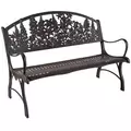 Painted Sky Bench Wildflower Iron