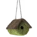 SuperMoss Log Woven Birdhouse Fresh Green