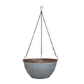 Southern Patio 12" Westlake Hanging Basket Rustic Galvanized