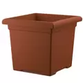 HC 15.5" Accent Square Planter Clay Akro Mils