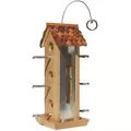 Perky Pet Wood Tin Jay Feeder with Twig Style Perches 2