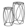 AGW UrbanGarden Round Table Matte Black