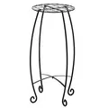 Deer Park 21" Lattice Plant Stand Black