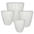 MCarr 16PC Tall Flared Planter Plt White