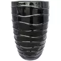 MCarr 12pc Tall Wave Planter Pallet Glossy Black