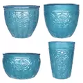 MCarr 26pc Fleur De Lis Planter Pallet Ultra Marine