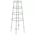 Oregon Wire Sturdy Plant Cage - 44" 4 Legs With Foot Pegs, 4 Rings, 2.5 Ga Galvanized Wire