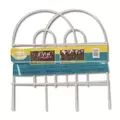 Panacea 18"x8' White Arch Folding Fence