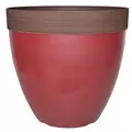 Southern Patio 15" Hornsby Planter Red Finish