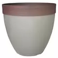 Southern Patio 15" Hornsby Planter Taupe Finish