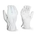 BGC Womens Goatskin Leather Driver L White